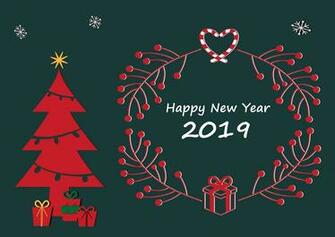 Happy New Year And Merry Christmas Wallpaper HD Holidays 4k