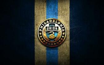Wallpaper Philadelphia Union Golden Logo Mls Blue