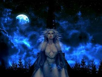 Full Moon After Dark Photo