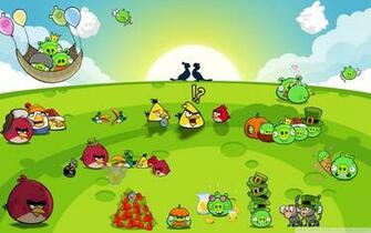 Angry Birds HD Widescreen Wallpaper Full