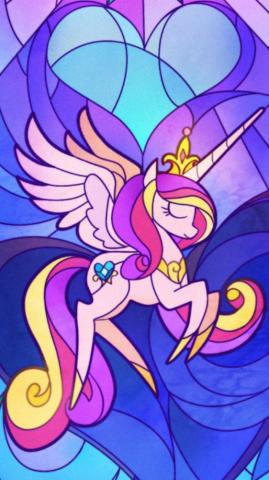 Mlp Cadence Glass Window Wallpaper Dessins De Vitraux Dessin