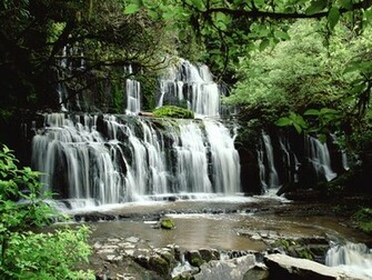 Parakaunui Falls New Zealand Wallpaper And Image