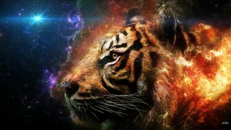 Wallpaper Tiger Head