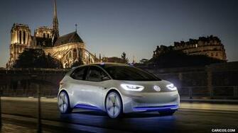 Volkswagen I D Concept Front Three Quarter HD Wallpaper