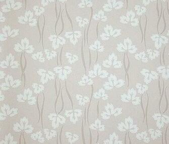 Gray Floral Wallpaper Meadow A Stylised