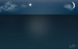 Summer Night Sky Wallpaper