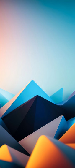 Ios17 Digital Mountain By Hk3ton In Motorola Wallpaper