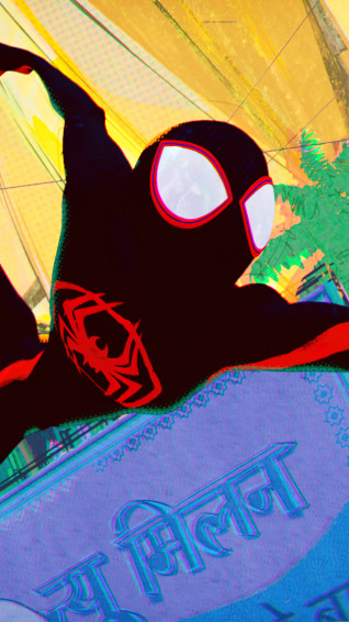 Spider Man Across The Verse Wallpaper iPhone Phone 4k 6801e
