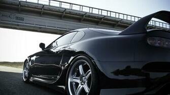 Toyota Supra Side Back Desktop Wallpaper