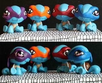 Teenage Mutant Ninja Squirtles Lps Customs By Pia Chu