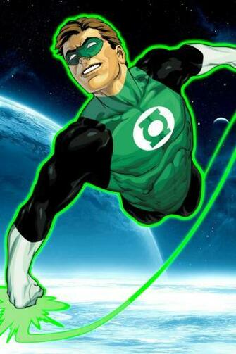 Green Lantern Flying iPhone Wallpaper
