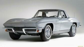 Corvette Sting Ray Supercar Classic Muscle Cars Wallpaper Background