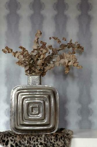 Akimbo Wallpaper Greyscale Monument Interiors