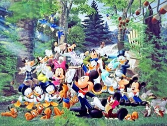 Walt Disney Wallpaper The Magic Of Music Characters