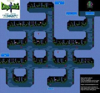 Crystalis Area Forest Maze Map For Game Boy Color By