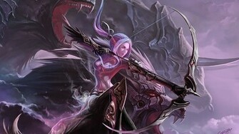 Fantasy Art Women Elf Archer Weapons Wallpaper