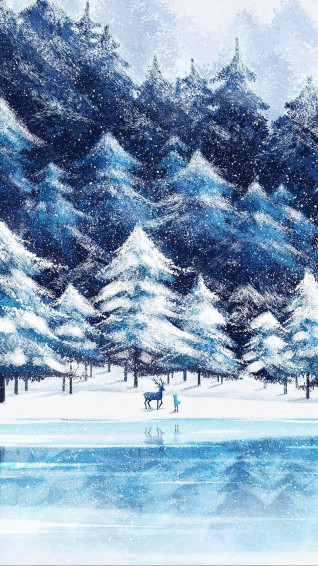 Simple Winter Wallpaper