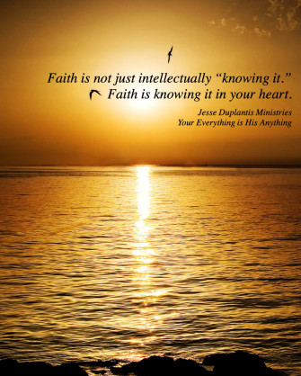 Jesse Duplantis On X Faith Isn T Just Intellectually Knowing It