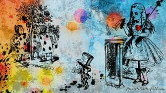 Alice In Wonderland Wallpaper Art Gone