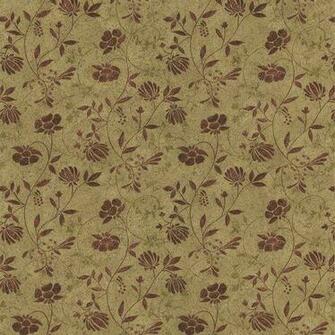 Beige Country Jacobean Tudor Brewster Wallpaper Bedroom