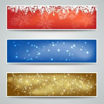 Christmas Banner Background Greatvectors
