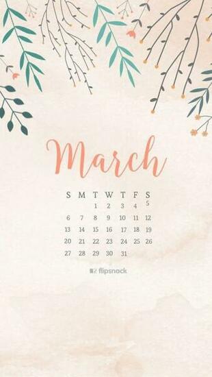 Desktop Wallpaper Calendar March