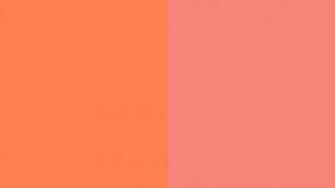 Coral Pink Background And Two Color