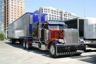 Optimus Prime Truck Wallpaper
