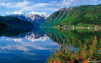 Wallpaper Nature Mountain And Lake