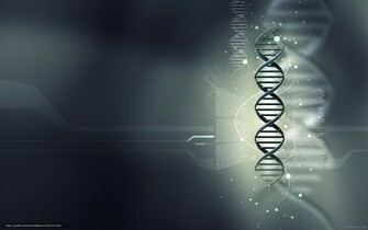 Wallpaper Gray Background Dna Medical Genes Desktop