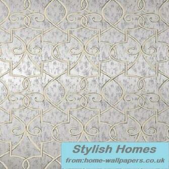 Thibaut Designer Wallpaper Geometric Resource Grayden T1803