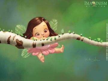Little Fairy Cute Baby Art