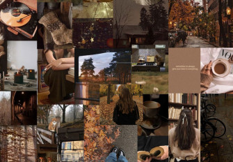 Autumn Collage Wallpaper Ideas For Pc Laptop Fall Brown