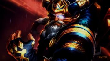 Smite Odin Wallpaper Glowing Style By Volxohr