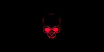Wallpaper For Green And Black Skull