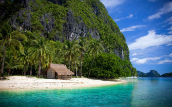 Bacuit Bay El Nido Palawan Philippines Islands Lagoons With Turquoise Wallpaper