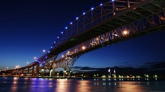 Blue Water Bridge Imac Wallpaper HD Source