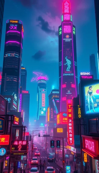 Neon 4k Phone Wallpaper