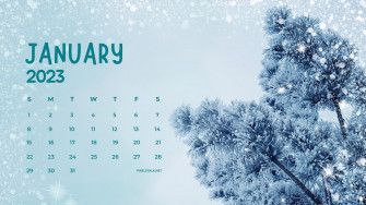 January Calendar Desktop Background HD Net
