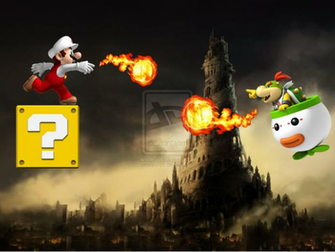 Bowser Jr Vs Mario By