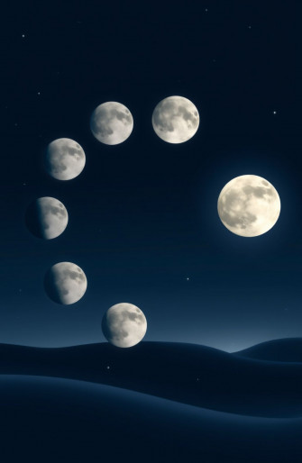 Phases Of The Moon Wallpaper