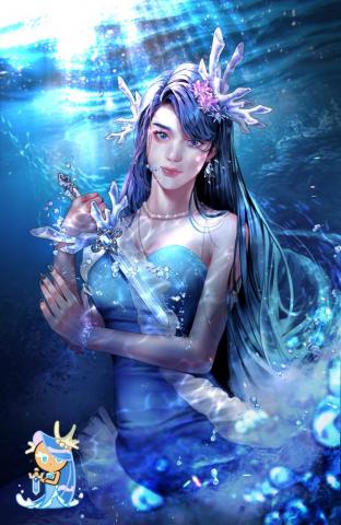 Sea Fairy Cookie Run Mobile Wallpaper