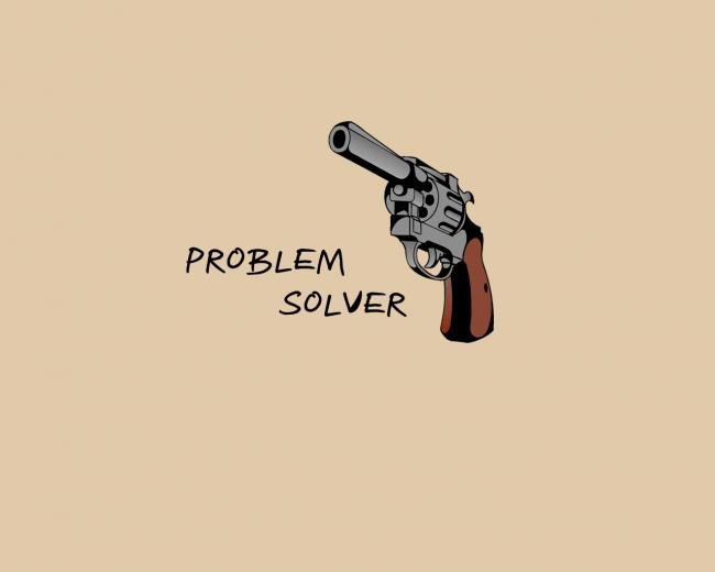 Humor Black Wallpaper