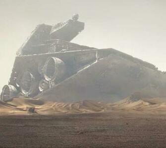Crashed Star Destroyer Wars Fan Art Fond D Cran
