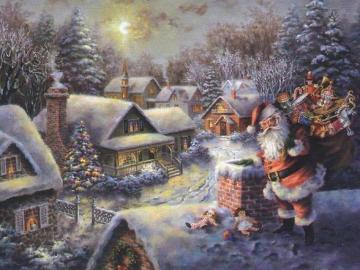 Old Fashion Christmas Wallpaper 4k HD