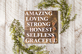 Wood Frame About Mother Picture Wallpaper
