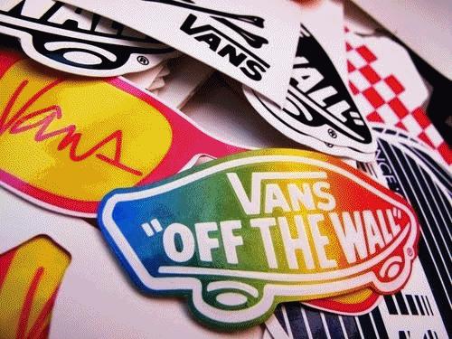 Vans Rainbow Sign Vintage Hipster Indie