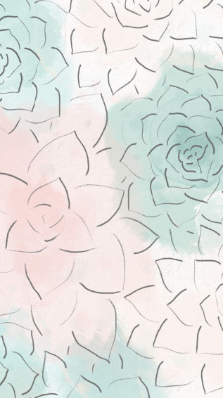 Succulent Phone Wallpaper