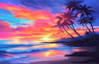Hawaii Sunset Wallpaper