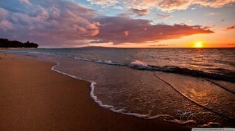 Beach Sunset Wallpaper
